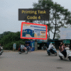 Advertising on Hoarding at Badora Bridge 04