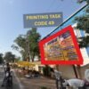 Advertising on Hoarding at JH Collage Chowk 49